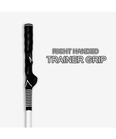 PLAYEAGLE Golf Tempo & Grip Trainer - Spring Loaded Metal Head Swing Aid (White) - Buy Online on GoSupps.com