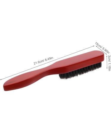 Baluue 2 sets Black Grooming Bristle Handy Brushes Straight Lip Comb Boar Mens Tools Scissor 1 g (Pack of 1) Assorted Colorx2pcs - Buy Online on GoSupps.com