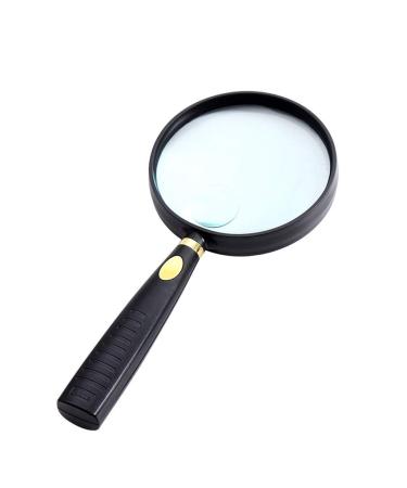 Glass with Light 10X Handheld Glass 20 Times Old High-Definition High-Power Optical Lens Read Reading 90MM 2X 4X 25x Lightweight Handheld Glass Good Times