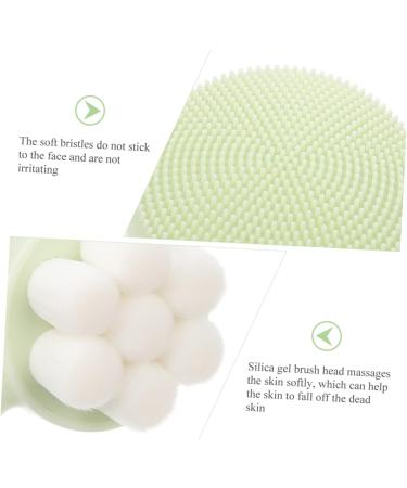 DOITOOL Face Brush Silicone Brush Face Skin Brush Face Exfoliator Brush Silicone Face Scrubber Face Supply Facial Brush Silicone Shampoo Brush Accessories Silica Gel Household - Buy Online on GoSupps.com