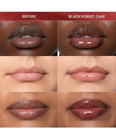 Lip Snack Moisturizing Glossing Lip Balm - Hydrating Nourishing Non-Sticky Shine Treatment for Soft Smooth Lips -Lightweight Long-Lasting Lip Care - Color: (Black Forest Cake) - Buy Online on GoSupps.com