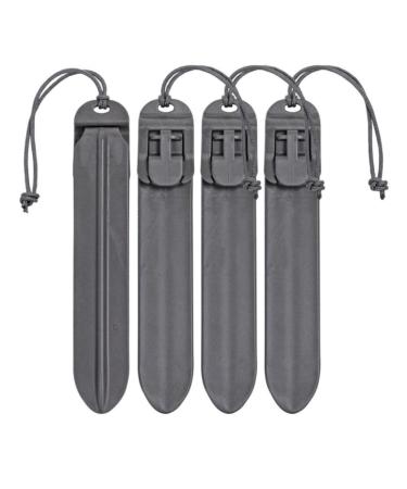 ACEXIER Tactical Molle Stick Quick Release PALS Webbing Fasten Clip Strap Acetal Polymer 5.75 Inch Hunting Accessories Black-4PCS