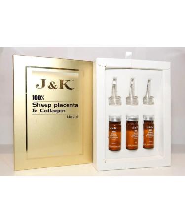 J&K 100% Sheep Placenta Extract & Collagen Anti-Aging Liquid | Australian Made - Rejuvenate Your Skin - Buy Online on GoSupps.com