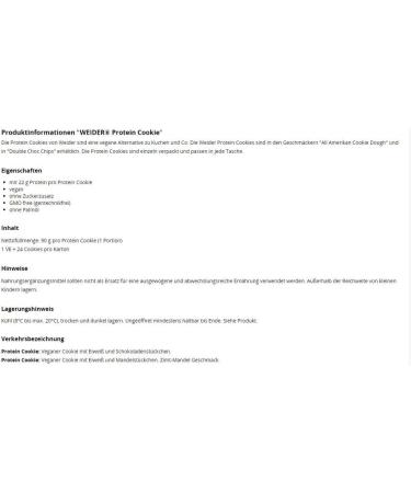 Weider Vegetable Protein Biscuit Caramel Chocolate Fudge 90g - Buy Online on GoSupps.com