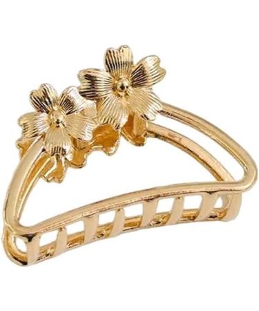 New 2025 Fashion Hollow Heart Metal Hair Claw Clips Simple Non Ip Mini Gold Geometric Bangs Barrettes Hair Jaws For Women New For Fashion Daily Jewelry Fashion Accessories Creative Gift - Buy Online on GoSupps.com