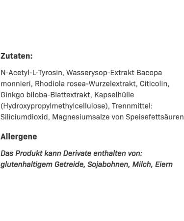 Allnutrition Brain Focus Adapto - 60 caps - Buy Online on GoSupps.com