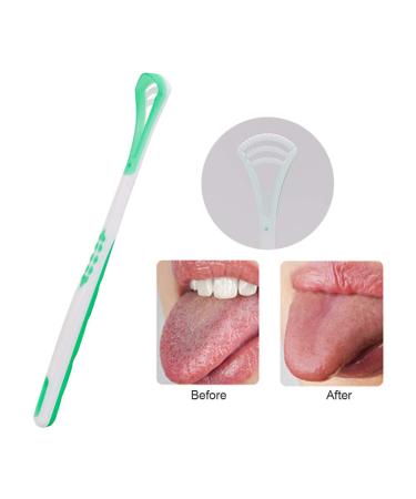 8 Pack Double-Sided Tongue Scraper Plastic Cleaner for Bad Breath Reduction - Oral Care Tool - Buy Online on GoSupps.com