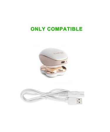 Finishing Touch Flawless Legs Charger Cord Replacement - 5V USB Power Cord (2-Pack, White) - Buy Online on GoSupps.com