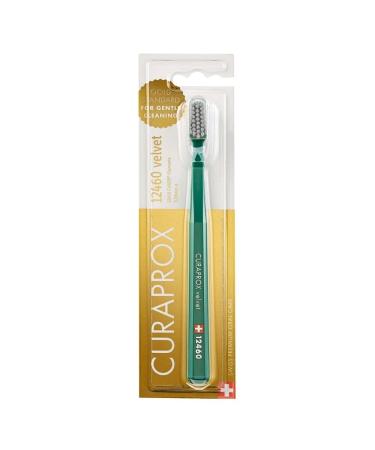 Curaprox CS 12460 Velvet Toothbrush - Ultra Soft Manual Toothbrush for Adults with 12460 Super Soft CUREN Bristles - Random Color - Buy Online on GoSupps.com
