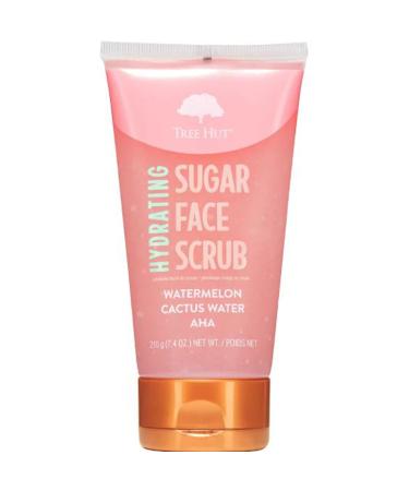 Formulated Watermelon Cactus Water And Alpha Hydroxy Acid! Exfoliating Face Scrub That Hydrate Glow And Smooth Skin! Vegan Alcohol Free & Sulfate Free! (Hydrating) Q