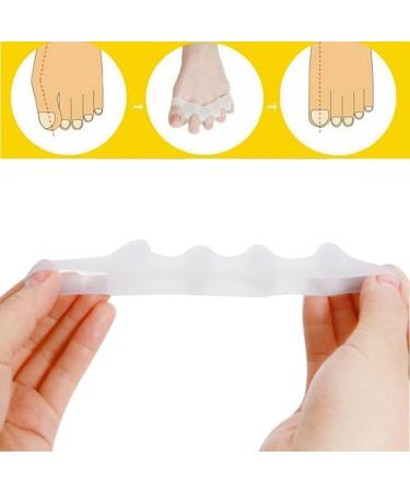 zoerbufan Toe Separators 3 Pair Toe Stretcher for Overlapping Toes to Relax Toes Silicone Toe Straighteners for Hallux Valgus Soft Gel Toe Spacers for Correct Bunions (Pink) - Buy Online on GoSupps.com