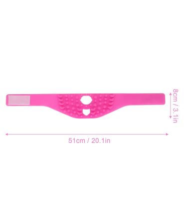 V Shaped Slimming Face Mask - Silicone Facial Lifting Strap for Double Chin Reduction | Contouring & Firming Bandage for Women - Buy Online on GoSupps.com