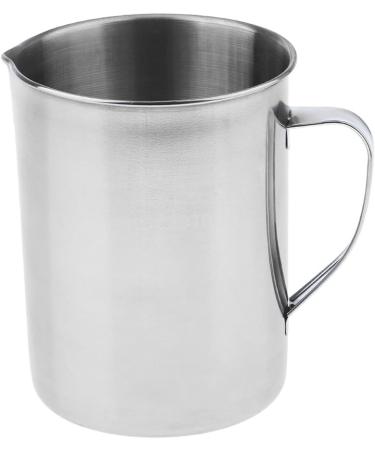 2000ml Stainless Steel Measuring Cup - Kitchen & Laboratory Liquid Mug - Durable Silver Design - Buy Online on GoSupps.com