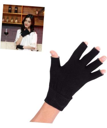 POPETPOP Moisturizing Hand Gloves 1 Pair Black Gloves Moisturizing Gloves Hydrating Glove Spa Glove Mositurizing Fingerless Glove Mositurizing Glove Gel Gloves Whitening Apparel - Buy Online on GoSupps.com