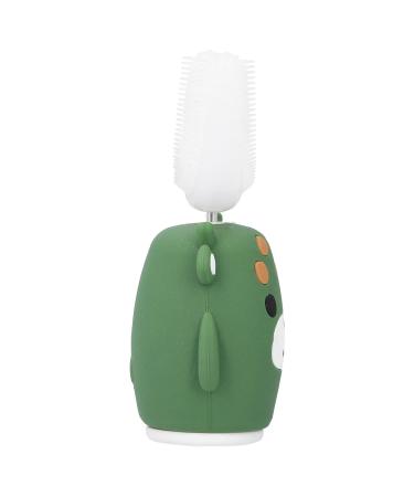 Buy Sustainable Electric Children's Toothbrush - Waterproof Cartoon Design for Kids | Travel-Friendly Oral Care in Green - Buy Online on GoSupps.com