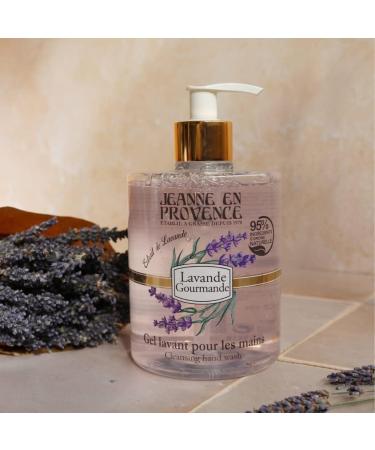  Jeanne En Provence Jeanne en Provence - Hand Wash Gel - Lavender - Made in France - 500 ml - Buy Online on GoSupps.com