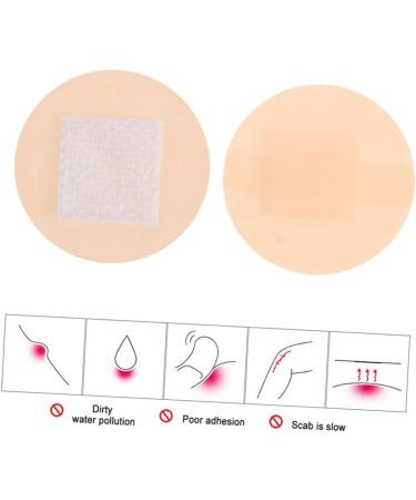 100pcs Large Waterproof Body Adhesive Binder Strips - Strong Adhesive Pads for Pe Bandages & Supplies - Buy Online on GoSupps.com