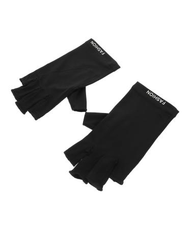 minkissy 4 Pairs Nail Protection Gloves Miss Protector Manicure Nylon