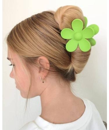 Bolonar Flower Claw Clips - 6Pcs Strong Hold Hair Clips for Women and Girls | Hawaiian Party Favor - Buy Online on GoSupps.com