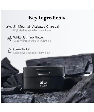 Radiance Activated Charcoal Cleansing Balm | Kbeauty Vegan Makeup Remover & Hydrating Face Wash for Dry & Sensitive Skin | 3.38 fl. oz - Buy Online on GoSupps.com