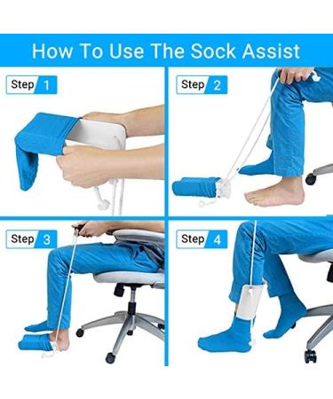 Anggrek Sock Aid Helper | 33 Easy On & Off Stocking Slider for Elderly Seniors & Pregnant Women - Buy Online on GoSupps.com