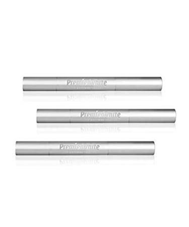 Premiere White Teeth Whitening Pens - Teeth Whitening Solution - 36% Carbamide Peroxide Satin Finish - 3 Pack