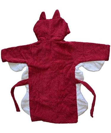 Buy Bomio Baby Bathrobe Owl | 100% Cotton Hooded Bathrobe | Oeko-Tex Standard 100 | Made in Germany | Size 74/80 | Bordeaux - International Shipping Available - Buy Online on GoSupps.com
