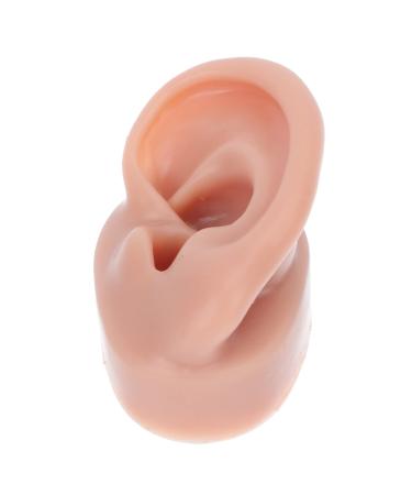 Sherchpry Right ear model silicone-simulated ear model ear piercing model ear seam- exercise model- exercise massage tool piercing support for 1: 1 humans (left) silicone ear model 6.5x3.5cm