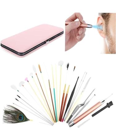 23pcs Complete Ear Cleaning Tool Set for Gentle Earwax Removal with Cherry Powder Ear Care Supplies - Buy Online on GoSupps.com