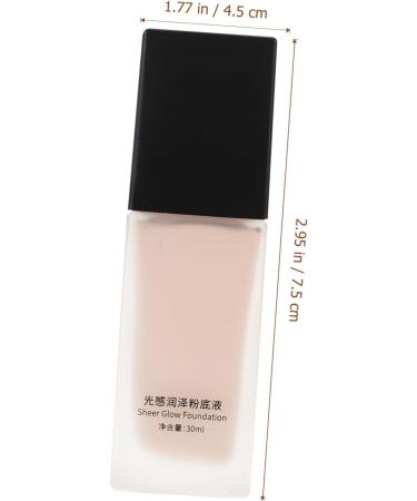 Outanaya Liquid Foundation Concealer Liquid Foundation Liquid Waterproof Foundation Makeup Black Glass - Buy Online on GoSupps.com