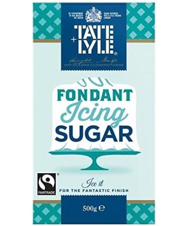 Tate & Lyle Fairtrade Fondant Icing Sugar500g | Fondant icing cane sugar | Suitable for vegetarians | premium product - Buy Online on GoSupps.com