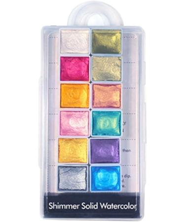 Nail Shiimmer Powder Manicure Solid Pearlescent Pigment Nail Art Dyeing Powder 12Colors chrome pigment for nails - Buy Online on GoSupps.com