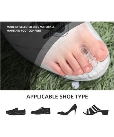 Gel Toe Separator - 2 Pairs Bunion Corrector & Toe Spacers for Men and Women - Toe Straightener & Protector - Reduce Friction, Bunion, and Foot Pain - Buy Online on GoSupps.com