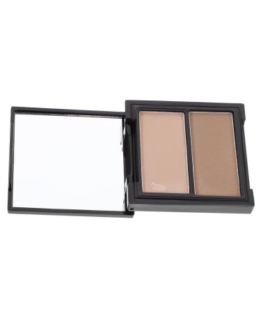 POPETPOP POPETPOP 2 Powderpuff Repair Trays Face Stencils Shading Powder Highlighter Brighten Facial Skin Powder Palette Foundation Cosmetics Cream Shadow For