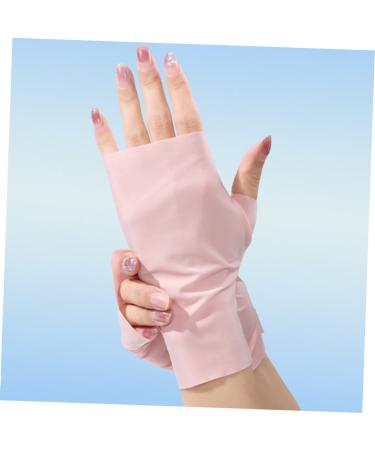 FOMIYES 5 Pairs Ice Silk Nail Gloves Uv Shield Gloves Nail Art Gloves Nail Art Supplies Nail Care Gloves Uv Ray Fingerless Glove Nail Lamp Gloves Uv Gloves Dryer Miss Sun Protection Nylon - Buy Online on GoSupps.com