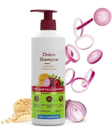 Hyd Onion Shampoo for hair growth and hair loss control with onion and plant keratin Reduces hair loss Strengthens and softens hair For men and women 400ml - Buy Online on GoSupps.com