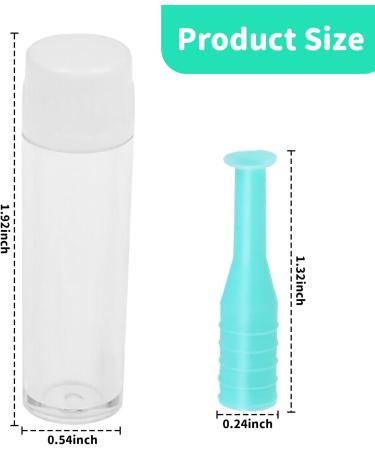 KMZ 8 Piece Contact Lens Remover Set - Portable Soft Suction Holder with Ventless Bottles for Daily Outdoor Use - Buy Online on GoSupps.com
