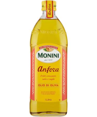  Italian Gourmet E.R. Monini Anfora Olio Di Olio Di Oliva Set of 6 olive oil glasses Ideal for crispy fried foods sauces and gravies 1 l + Italian Gourmet Polpa di Pomodoro box 400 g - Buy Online on GoSupps.com