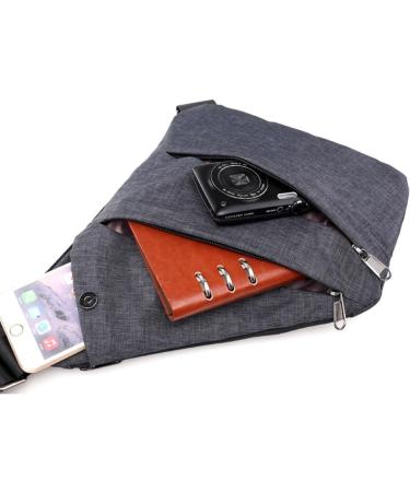 Anti-Theft Travel Bag | Lightweight & Durable Nylon Chest Pocket for Men & Women | Ideal Theft-Proof Bag for Safe Travel - Buy Online on GoSupps.com