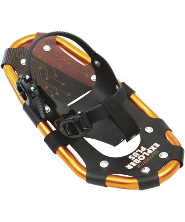 Explorer Plus Lightweight Aluminum Snowshoes with Dual Ratchet Bindings - Adult & Kids Sizes - Up to 120 lbs - Includes Waterproof Carry Bag - Buy Online on GoSupps.com