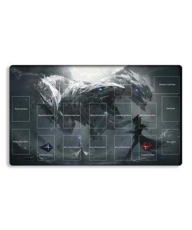 New Mlikemat Playmat Blue-Eyes Ultimate Dragon TCG CCG Trading Card Game Mat Free Bag