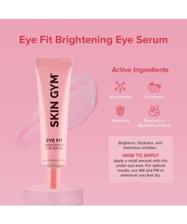 Skin Gym Eye Fit Brightening Serum for Dark Circles Puffiness & Wrinkles | Radiant Skin Solution - Shop Now - Buy Online on GoSupps.com