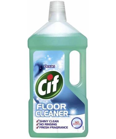 Cif Floor Cleaner All Purpose Cleaner Shiny Clean 950ml Ocean Scent 3Pk + Our Gift for You: Organza Small Bag Size: 9x7x0.1cm - Buy Online on GoSupps.com