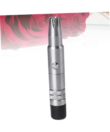 Healeved Manual Nose Trimmer Silver Portable Nose Trimmer for Men and Women Nose Trimmer Nose Cleaning - Buy Online on GoSupps.com