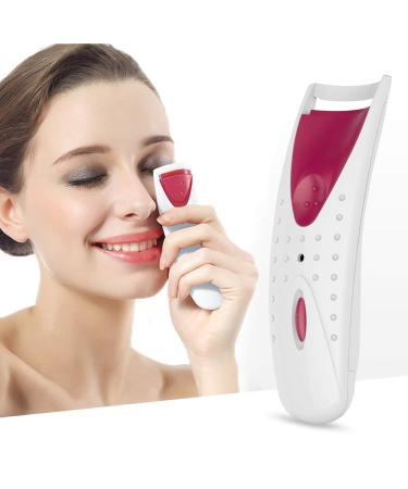 TOUCHBeauty Electric Eyelash Curler Heated Eyelash Curler with Smart Silicone Heating Pads TB-2003B (Red) Red-2