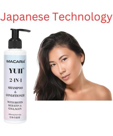 Macaria Herabl Pvt Ltd Yuii Biotin Shampoo With Conditioner for thinning hair for women - Buy Online on GoSupps.com