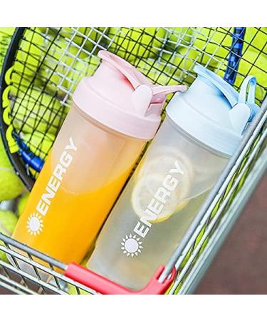 Bouteille d'eau de sport portable Whey Protein M langeur de gymnase en plein air Shaker Shaker Lave-vaisselle Coffre-fort Bouteille Shaker Shaker pour prot ines Shakes 700ml Mint Blue - Buy Online on GoSupps.com