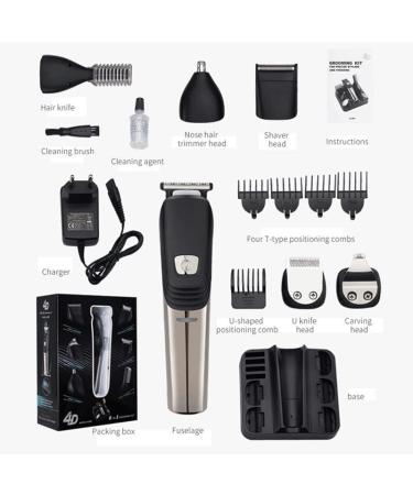 Professional 6-in-1 Hair Clippers for Men | Multifunctional Waterproof Hair & Beard Trimmer Set - International Shipping Available - Buy Online on GoSupps.com