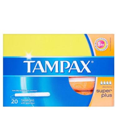 Tampax Tampons Super Plus 8x20 pack