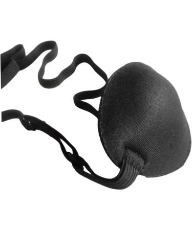 Gogogmee 2pcs Lazy Eye Cover Single Eye Adjustable Eye Patch Pirate Eye Patches for One Eye Patch Black - Buy Online on GoSupps.com